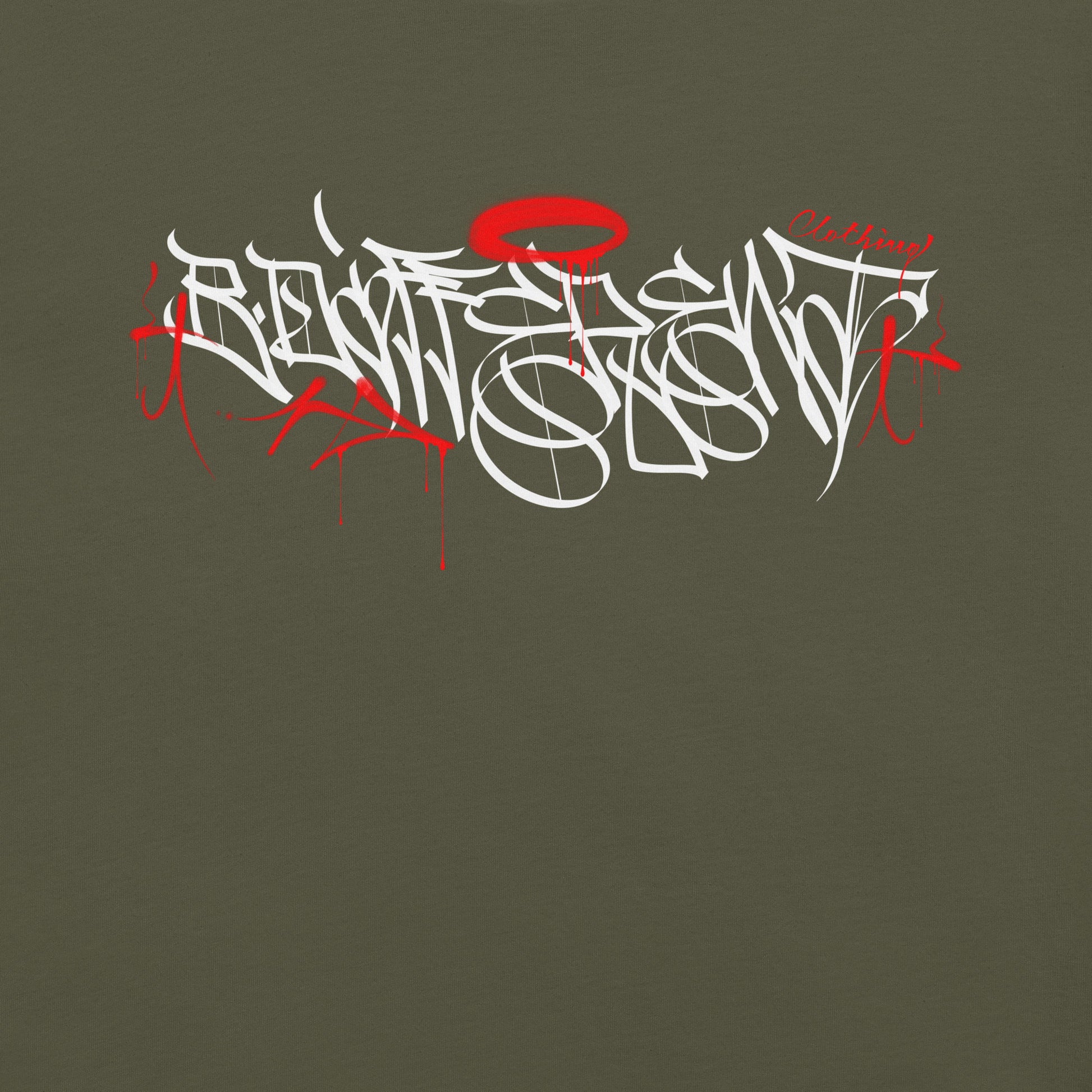 Green-Caos One Collab Graffiti Tee from B.Different Clothing, graphic, graffiti-inspired streetwear t-shirt