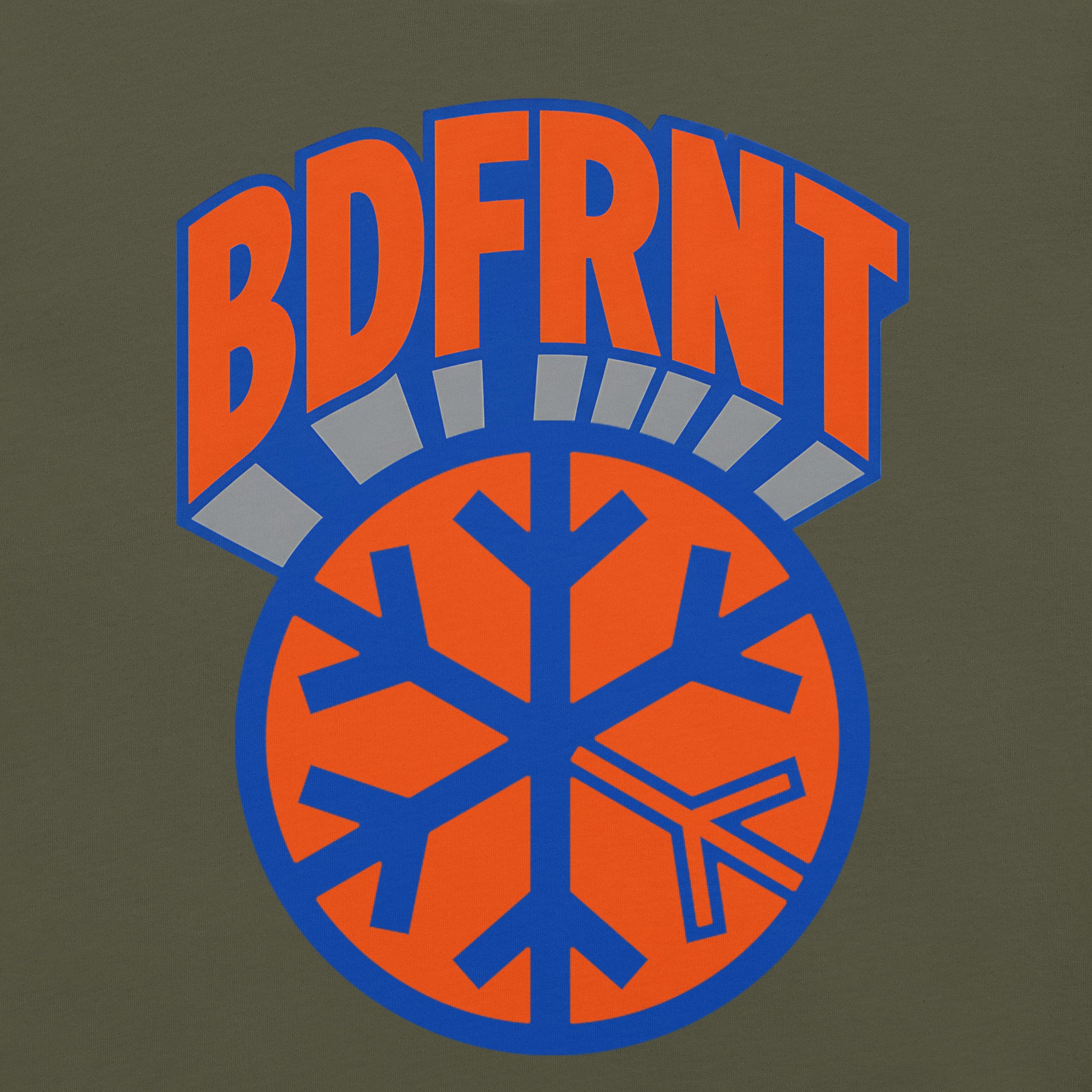 Green-BDFRNT Logo 1989 Tee from B.Different Clothing, graphic, graffiti-inspired streetwear t-shirt