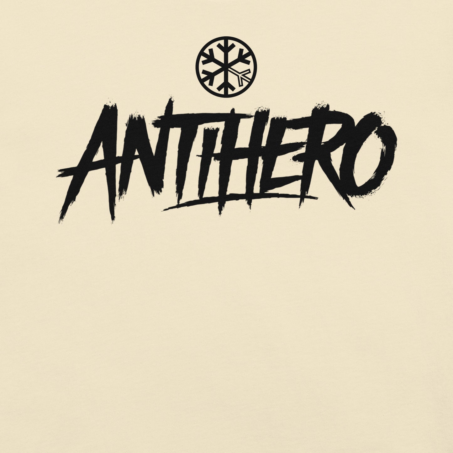 Beige-Antihero Graffiti Tag Tee from B.Different Clothing, graphic, graffiti-inspired streetwear t-shirt