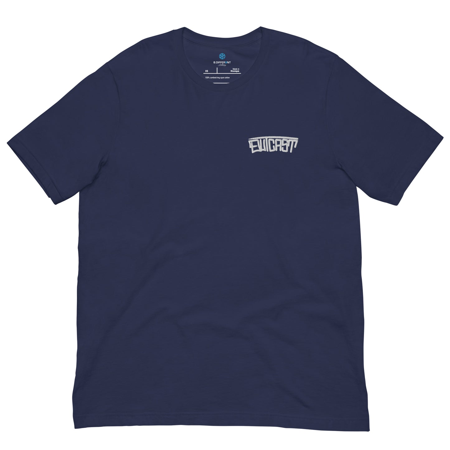 Outcast Graffiti Tag Tee navy B.Different Clothing graffiti street art inspired streetwear brand