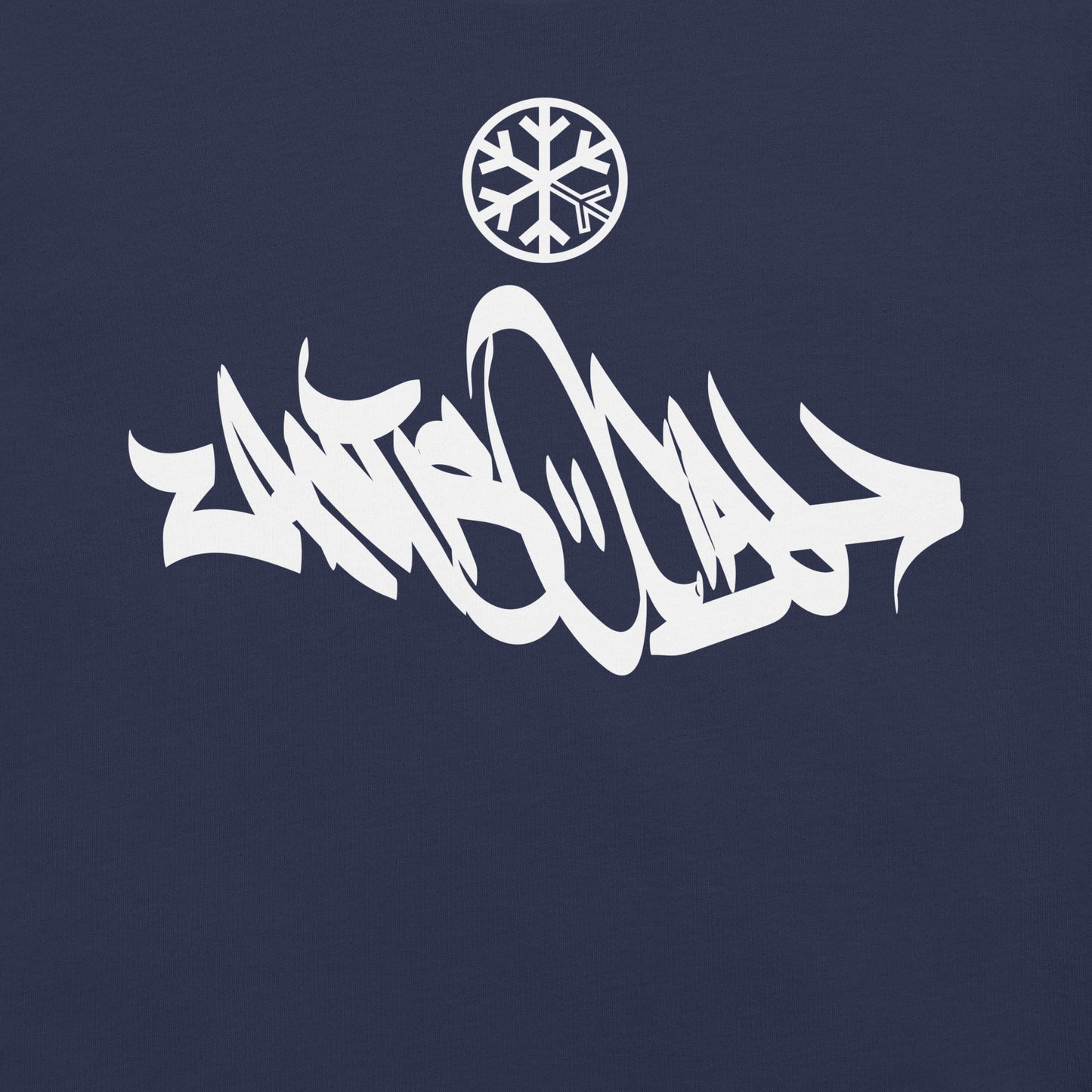 Navy-Antisocial Graffiti Tag Tee from B.Different Clothing, graphic, graffiti-inspired streetwear t-shirt