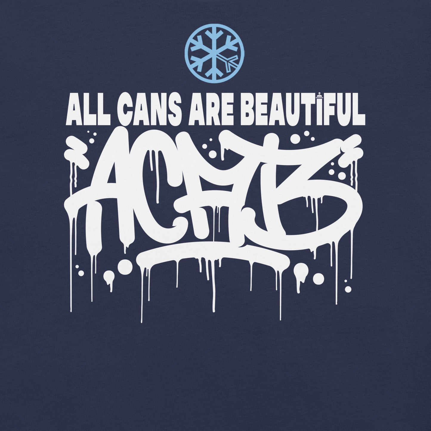 Navy-Acab Graffiti Tag Tee from B.Different Clothing, graphic, graffiti-inspired streetwear t-shirt