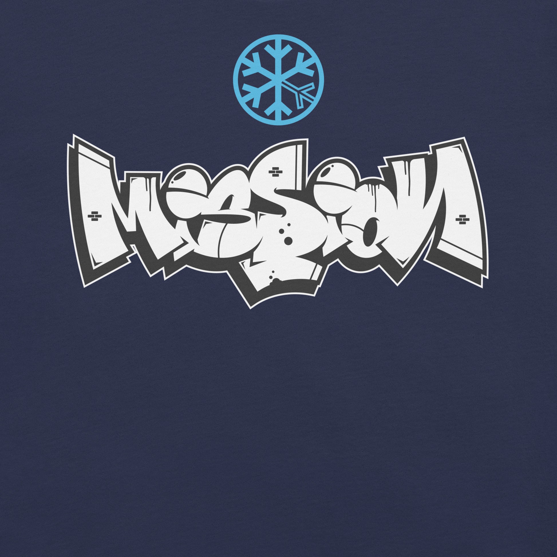 Navy-Mission Graffiti Piece Tee from B.Different Clothing, graphic, graffiti-inspired streetwear t-shirt
