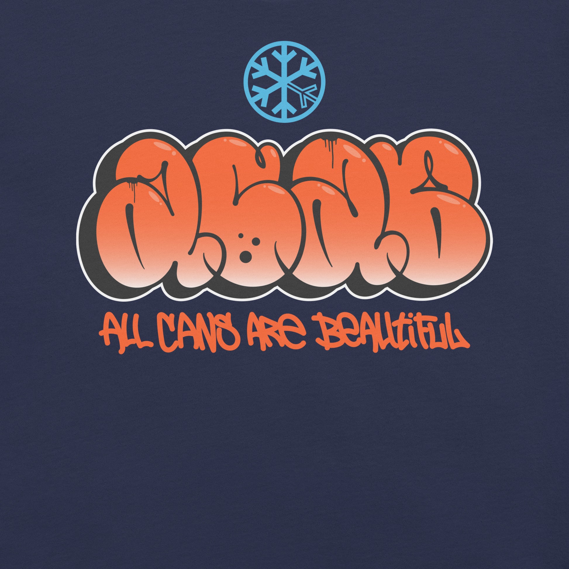 Navy-ACAB Graffiti Throw-up Tee from B.Different Clothing, graphic, graffiti-inspired streetwear t-shirt