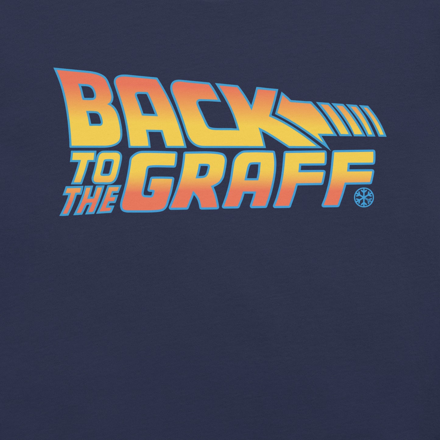 Navy-Back to the Graff Tee from B.Different Clothing, graphic, graffiti-inspired streetwear t-shirt