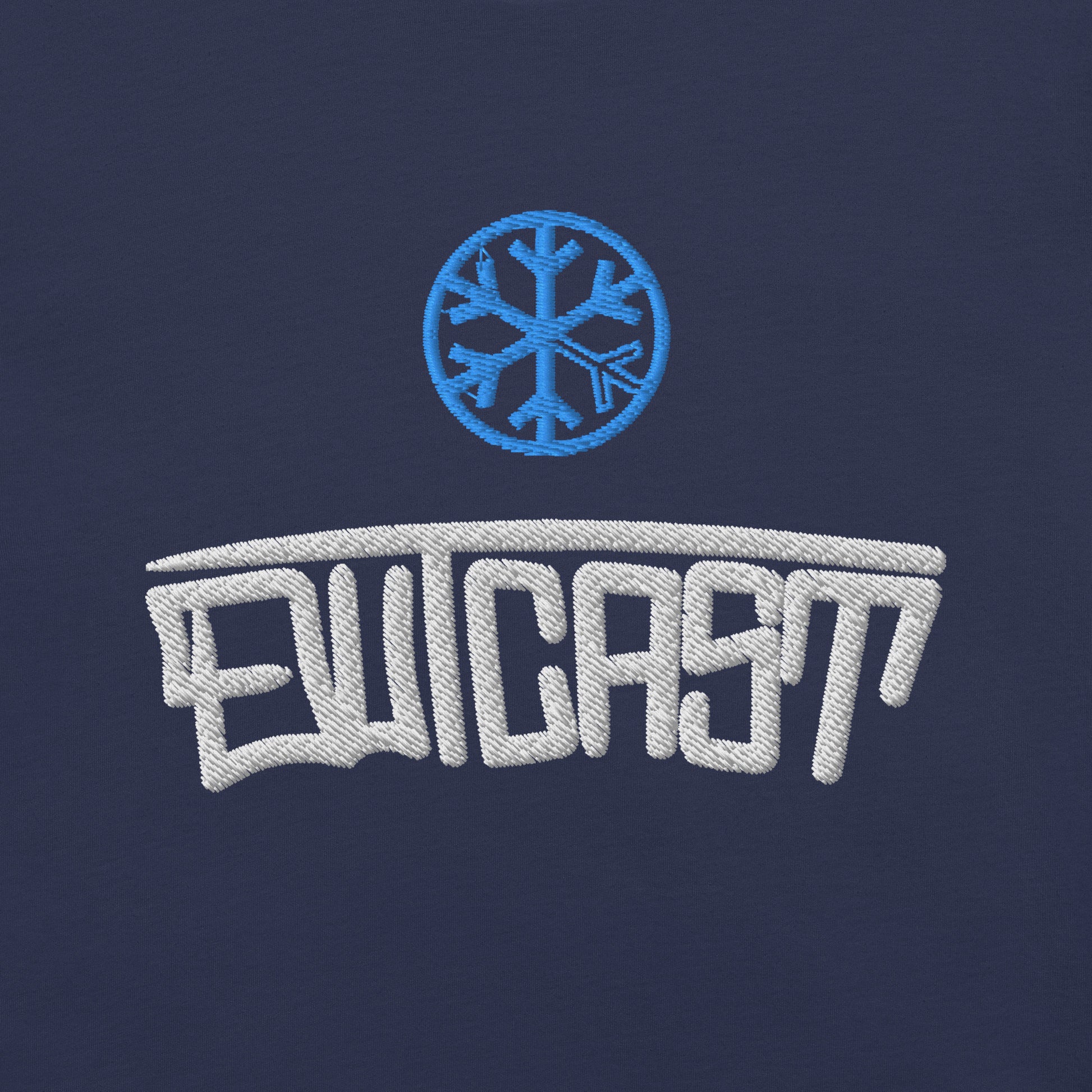 Navy-Outcast Graffiti Tag Tee from B.Different Clothing, graphic, graffiti-inspired streetwear t-shirt
