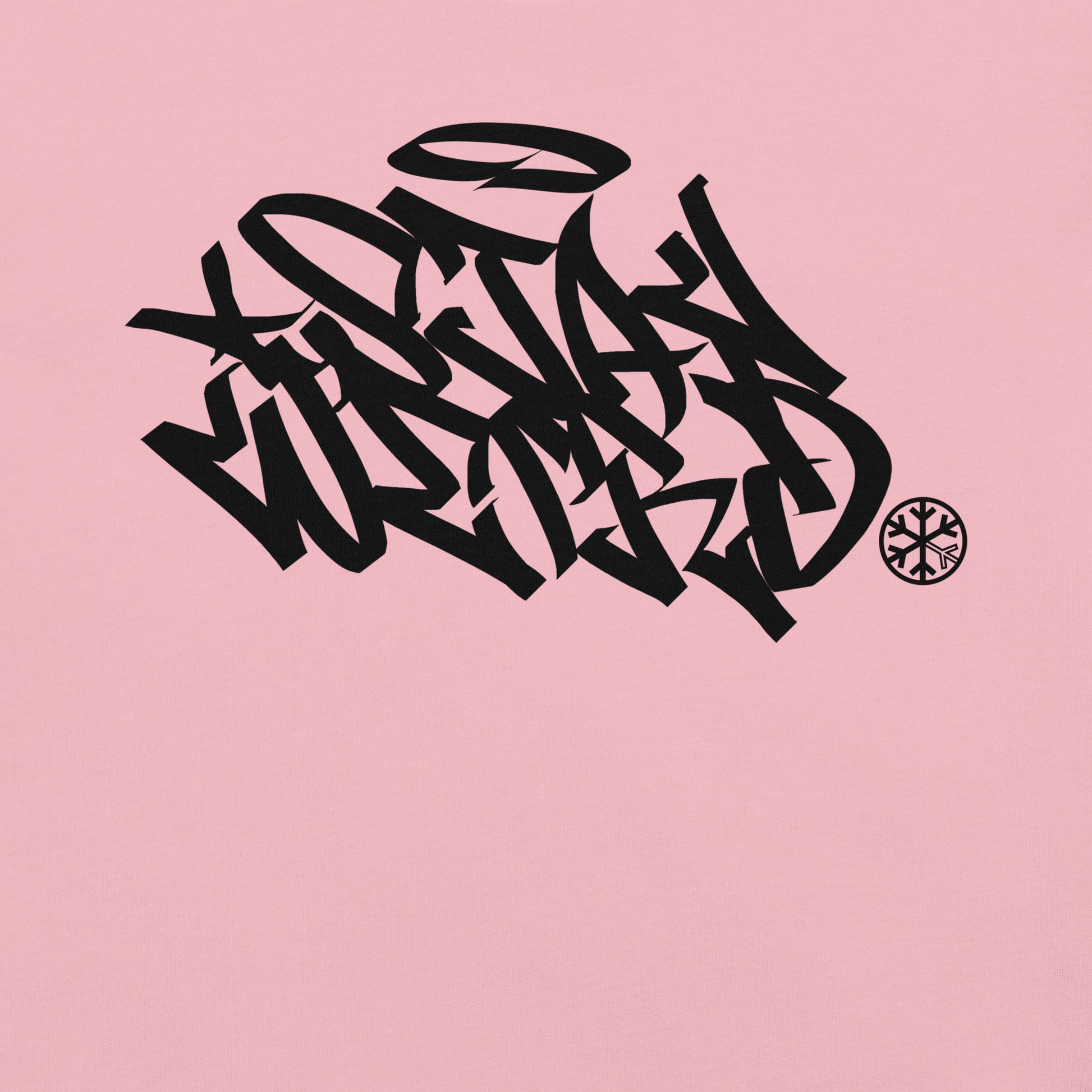 Pink-Stay Weird Graffiti Tag Tee from B.Different Clothing, graphic, graffiti-inspired streetwear t-shirt