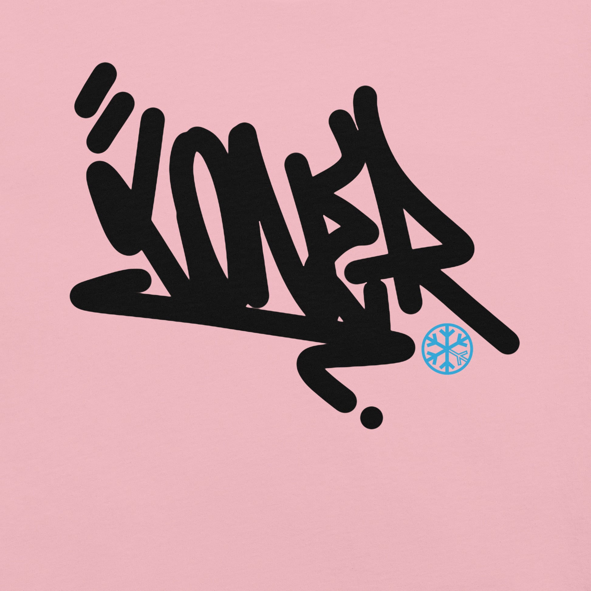 Pink-Loner Graffiti Tag Tee from B.Different Clothing, graphic, graffiti-inspired streetwear t-shirt
