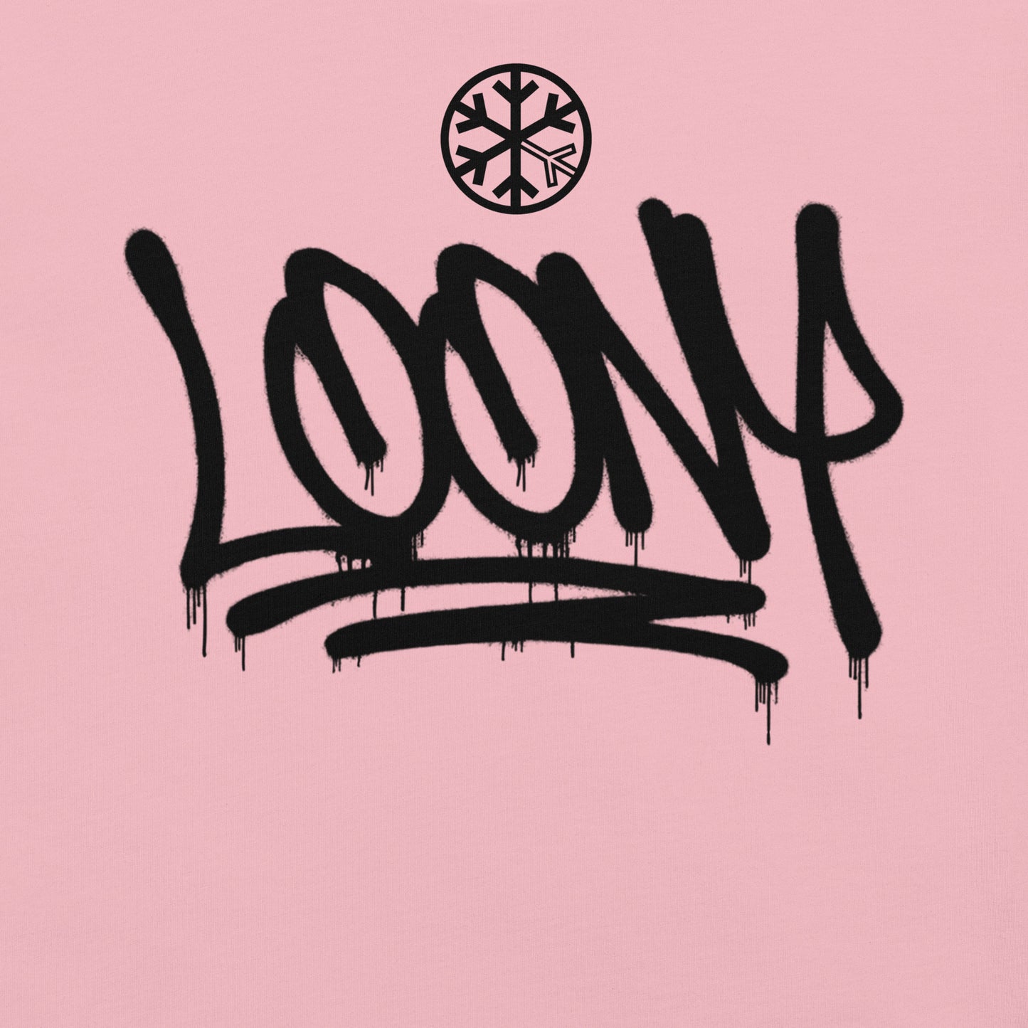 Pink-Loony Graffiti Tag Tee from B.Different Clothing, graphic, graffiti-inspired streetwear t-shirt