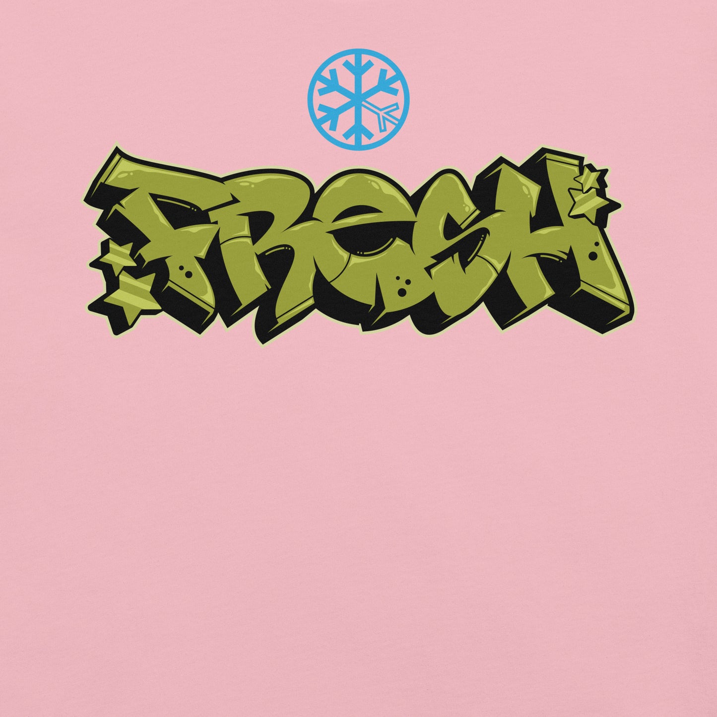 Pink-Fresh Graffiti Piece Tee from B.Different Clothing, graphic, graffiti-inspired streetwear t-shirt