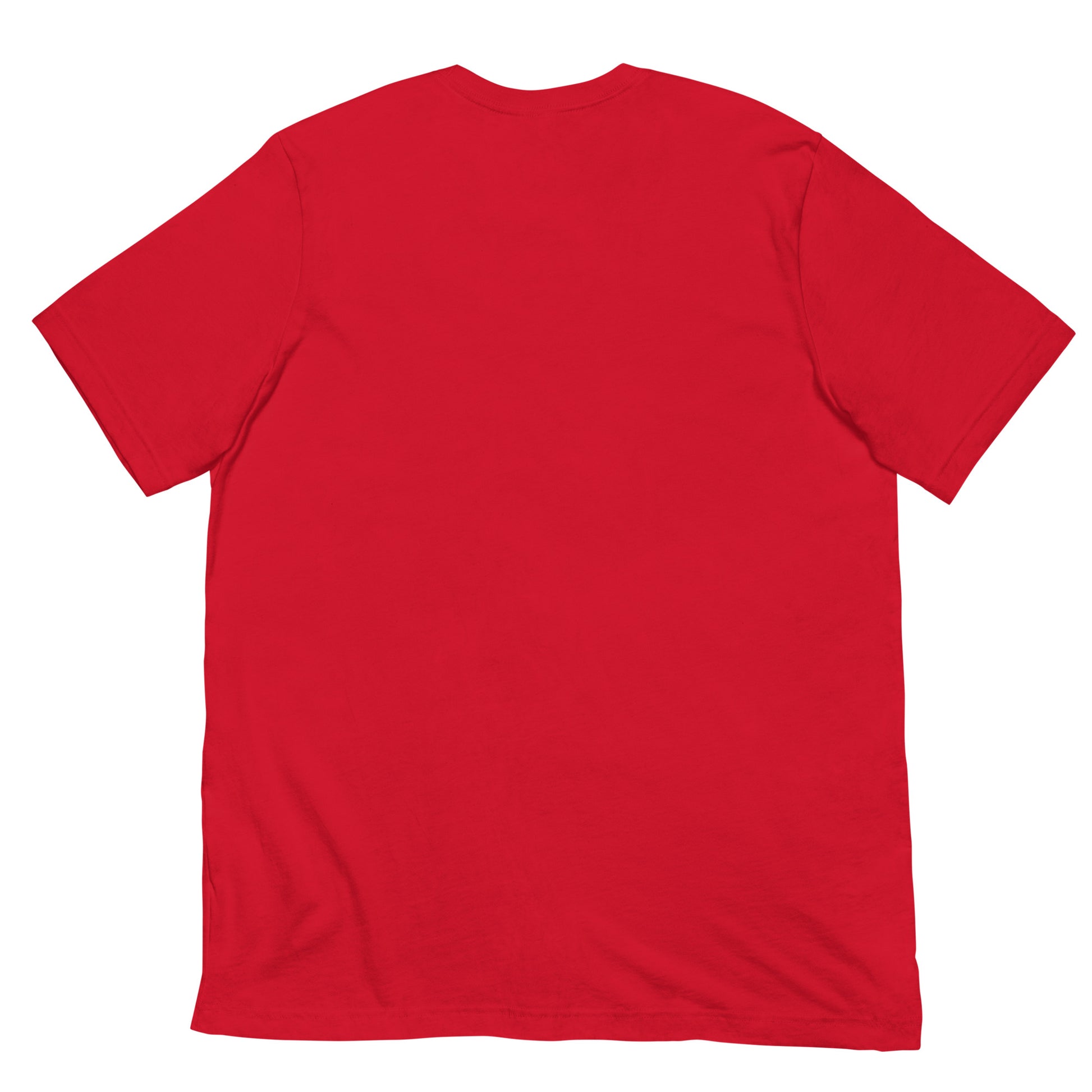 Red-Vandal Graffiti Tag Tee from B.Different Clothing, back view, graffiti-inspired streetwear t-shirt