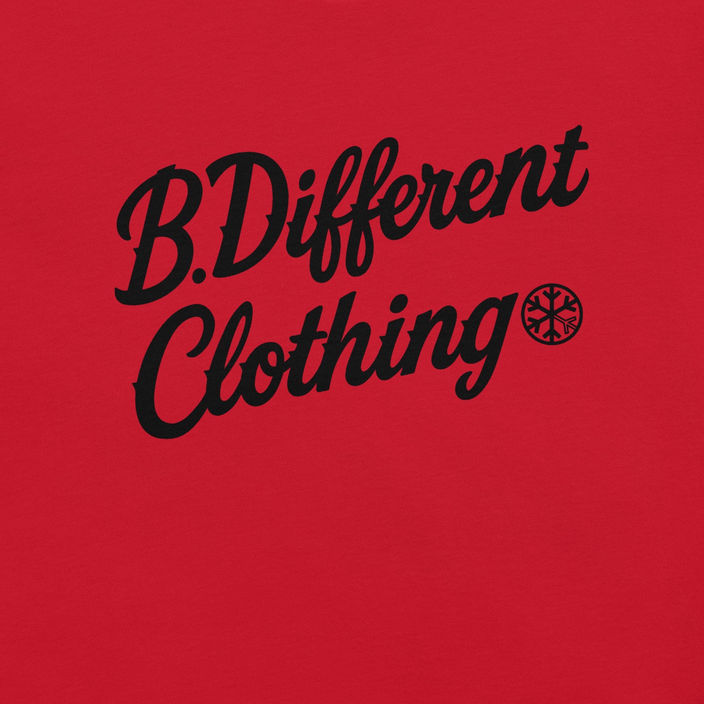 Red-The League Tee from B.Different Clothing, graphic, graffiti-inspired streetwear t-shirt