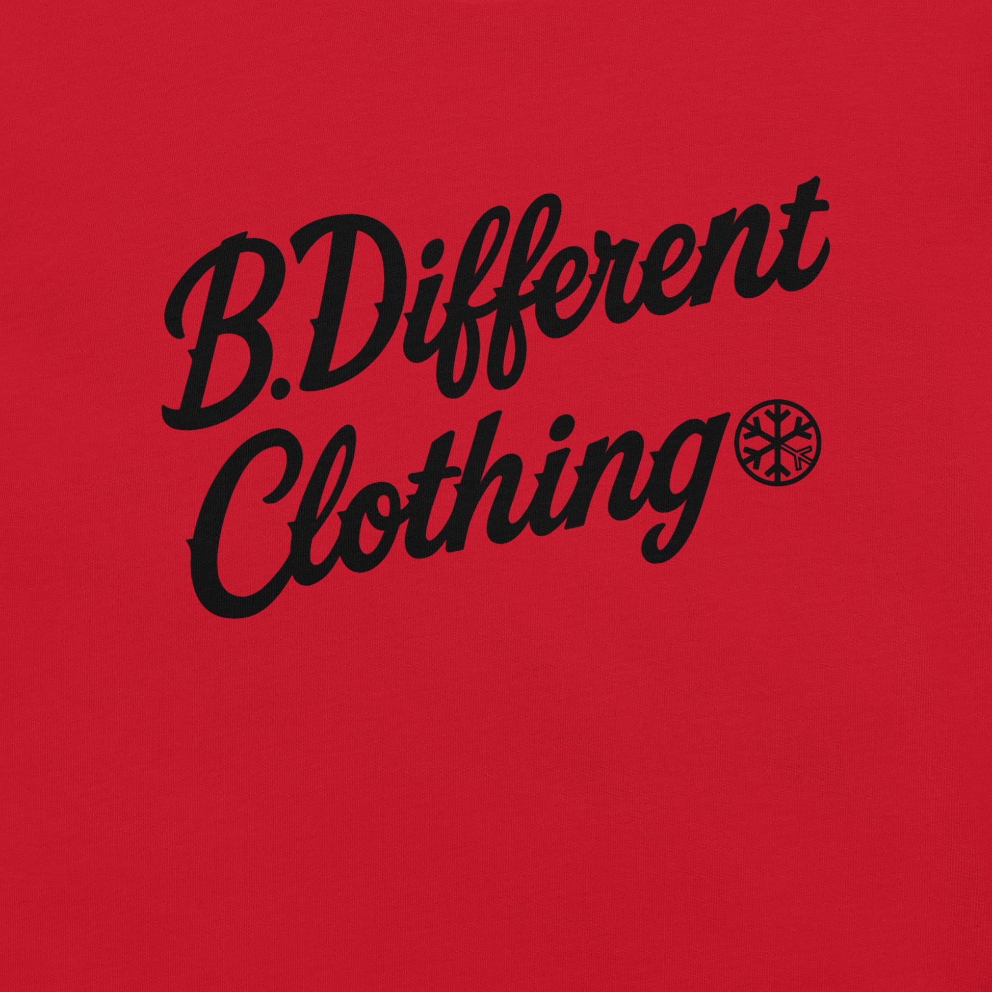 Red-The League Tee from B.Different Clothing, graphic, graffiti-inspired streetwear t-shirt