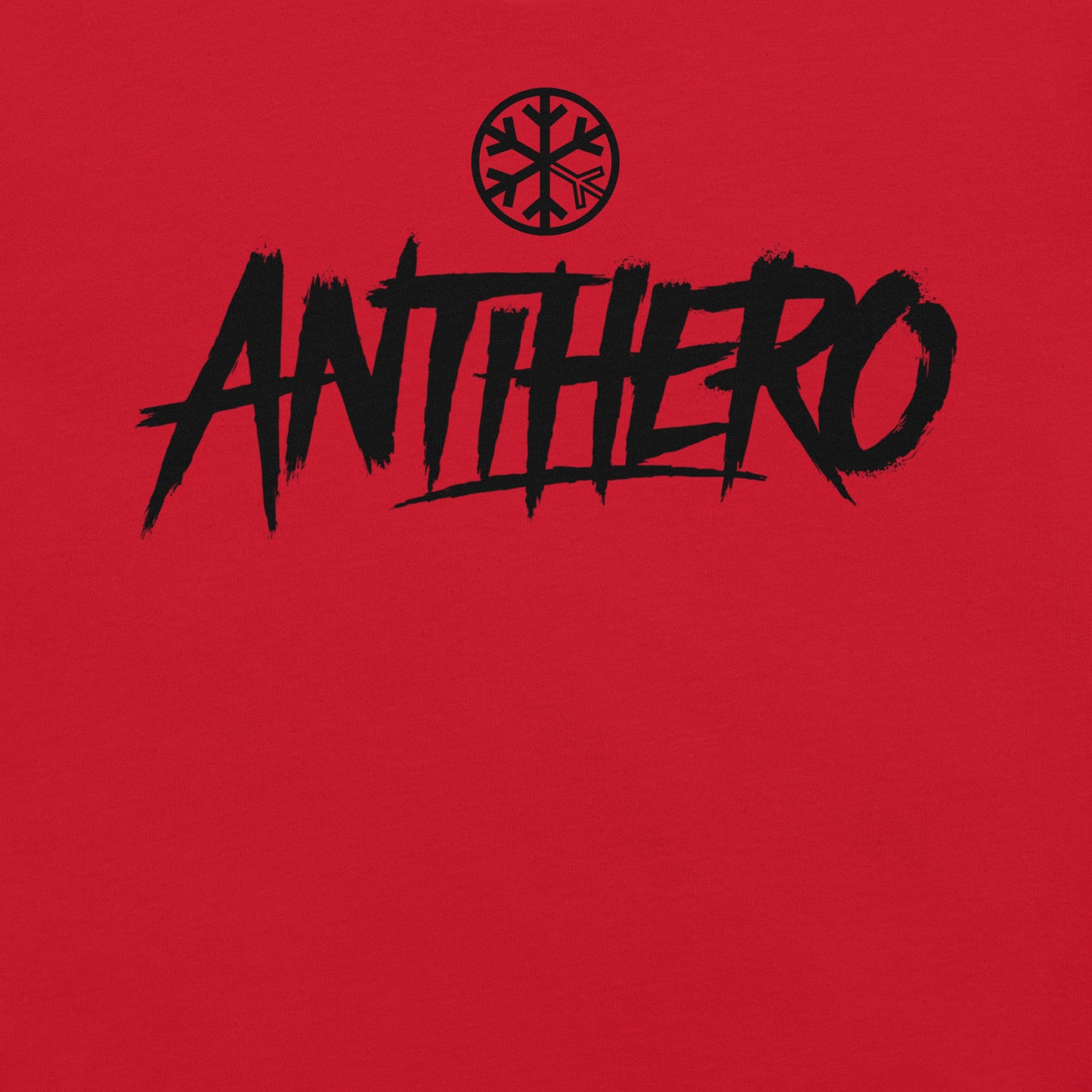 Red-Antihero Graffiti Tag Tee from B.Different Clothing, graphic, graffiti-inspired streetwear t-shirt