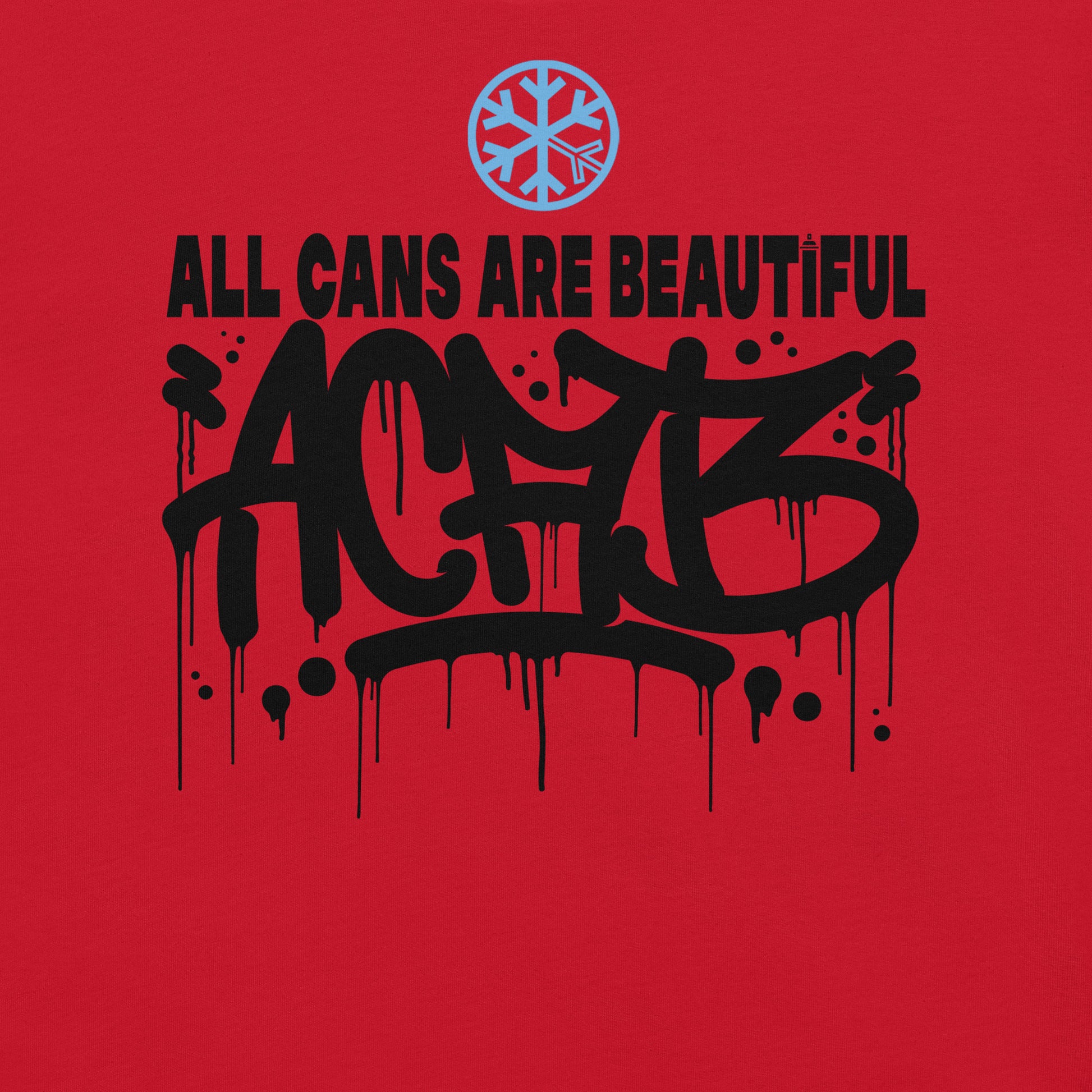 Red-Acab Graffiti Tag Tee from B.Different Clothing, graphic, graffiti-inspired streetwear t-shirt