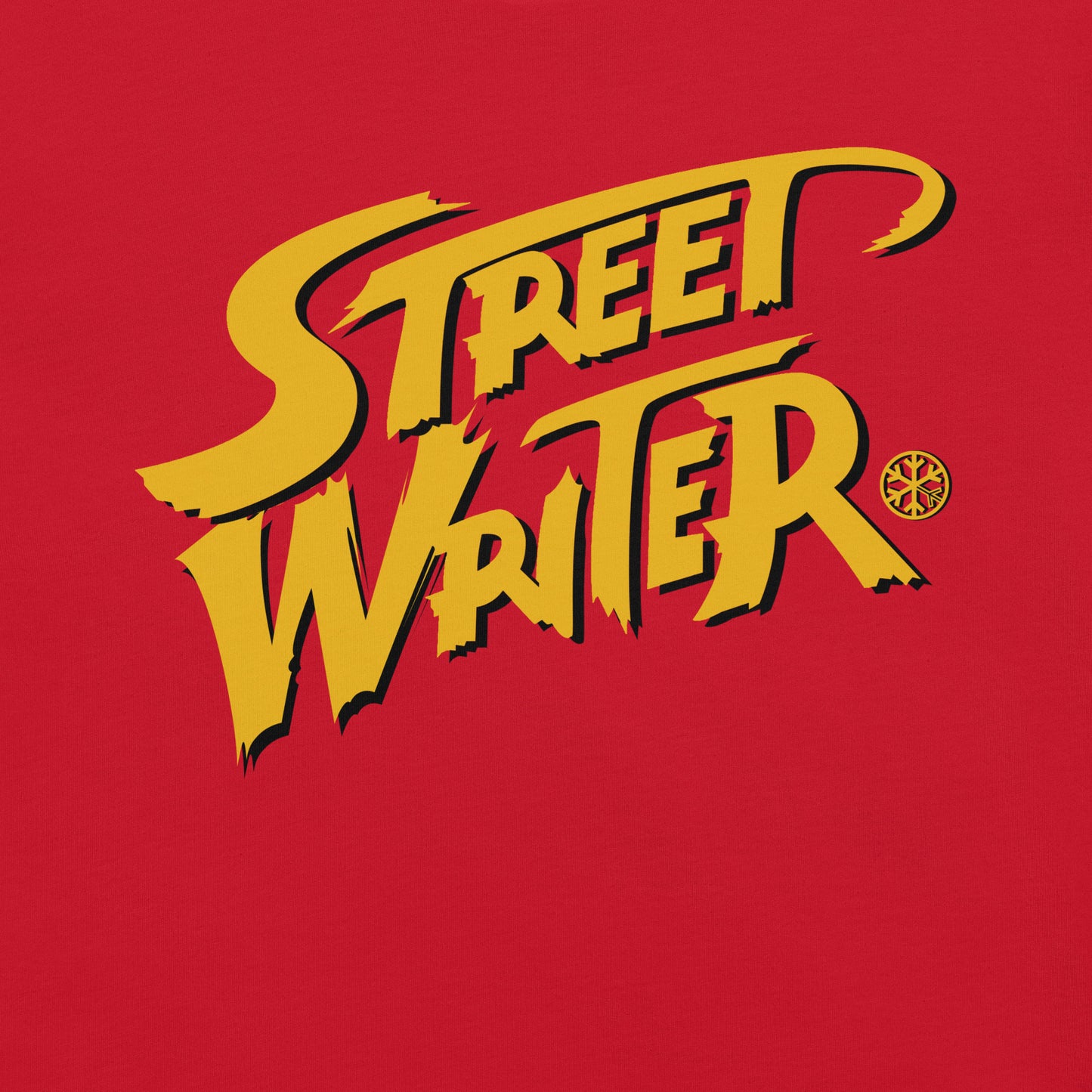 Red-Street Writer Graffiti Tee from B.Different Clothing, graphic, graffiti-inspired streetwear t-shirt