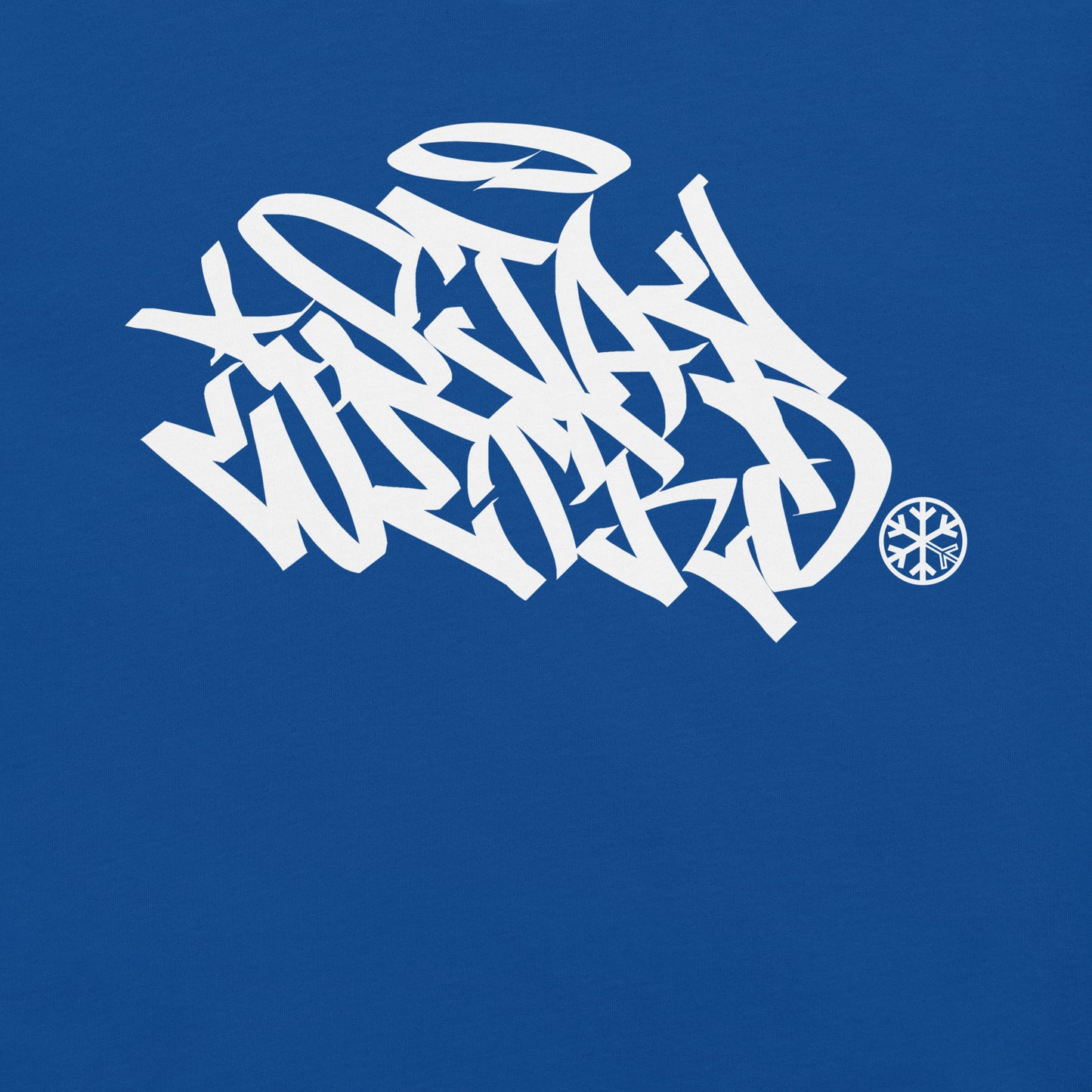 Blue-Stay Weird Graffiti Tag Tee from B.Different Clothing, graphic, graffiti-inspired streetwear t-shirt