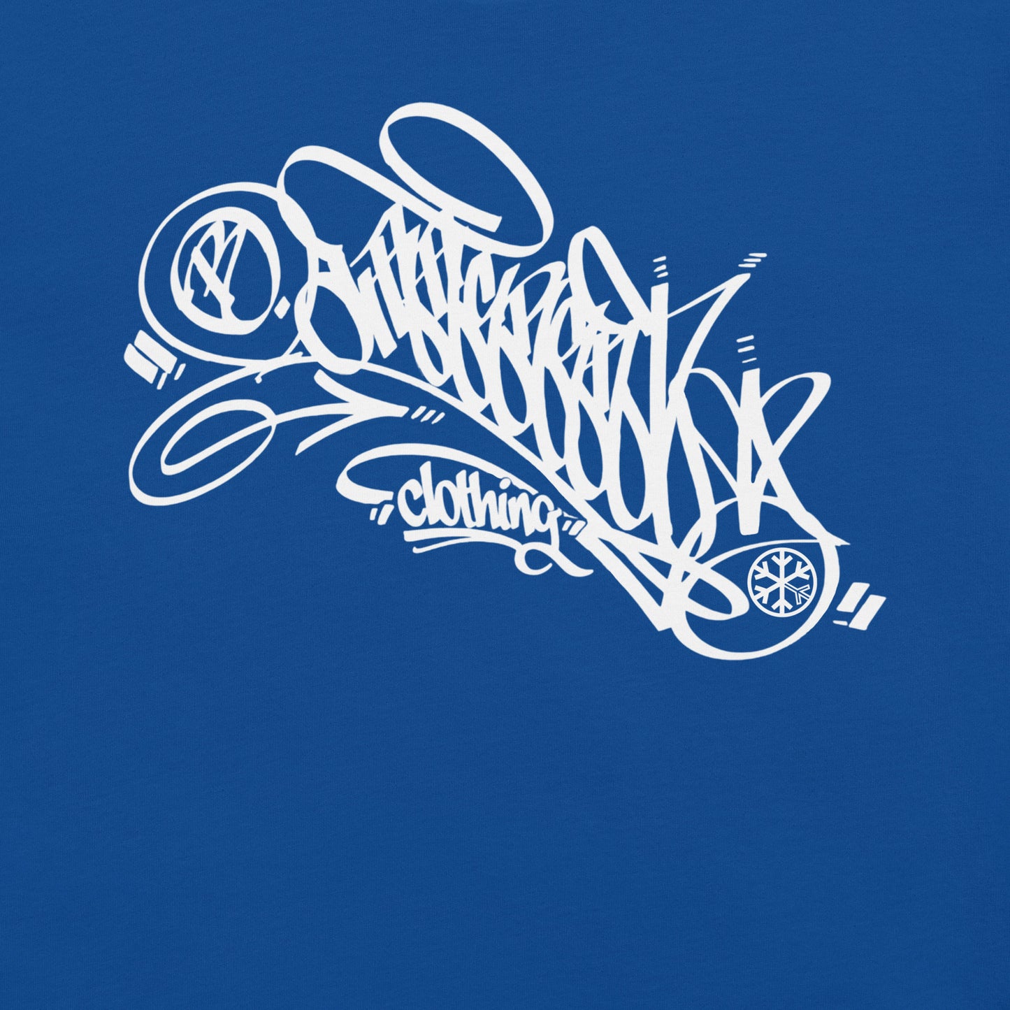 Blue-B.Different Clothing Graffiti Tag Tee from B.Different Clothing, graphic, graffiti-inspired streetwear t-shirt
