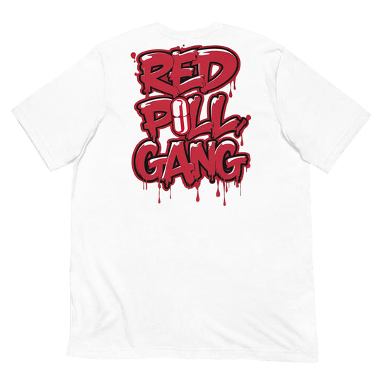 back of red pill gang tee white 
B.Different Clothing graffiti street art inspired independent streetwear brand