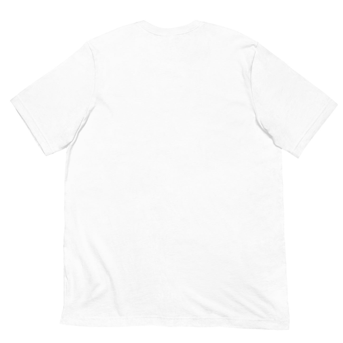 White-BDFRNT NYC Subway Tee from B.Different Clothing, back view, graffiti-inspired streetwear