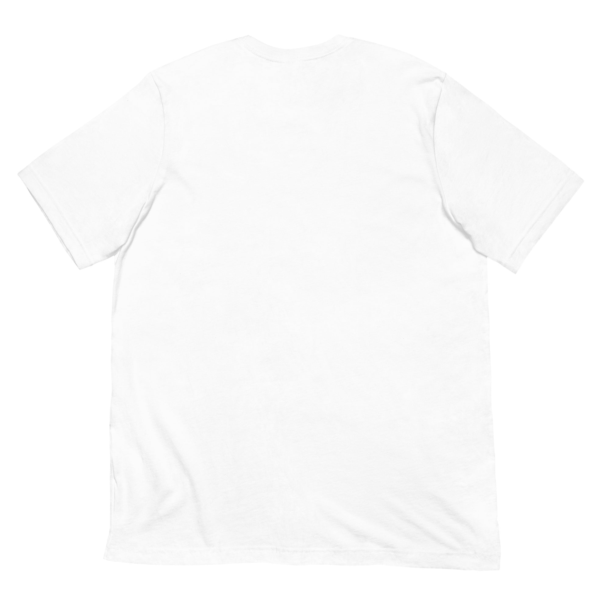 White-BDFRNT NYC Subway Tee from B.Different Clothing, back view, graffiti-inspired streetwear