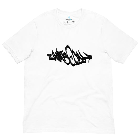 Antisocial Tag Tee white B.Different Clothing graffiti street art inspired streetwear brand