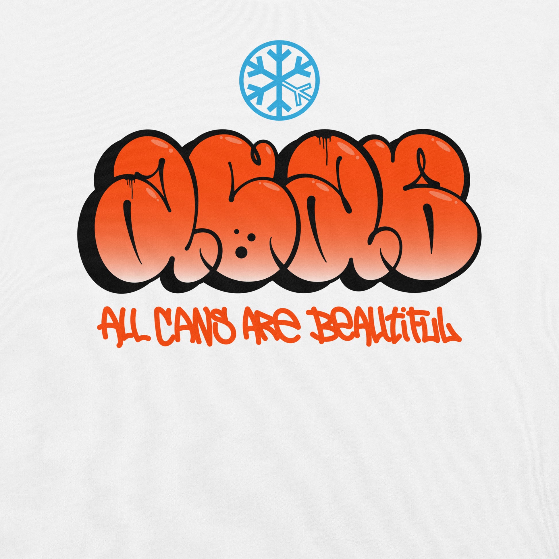 White-ACAB Graffiti Throw-up Tee from B.Different Clothing, graphic, graffiti-inspired streetwear t-shirt