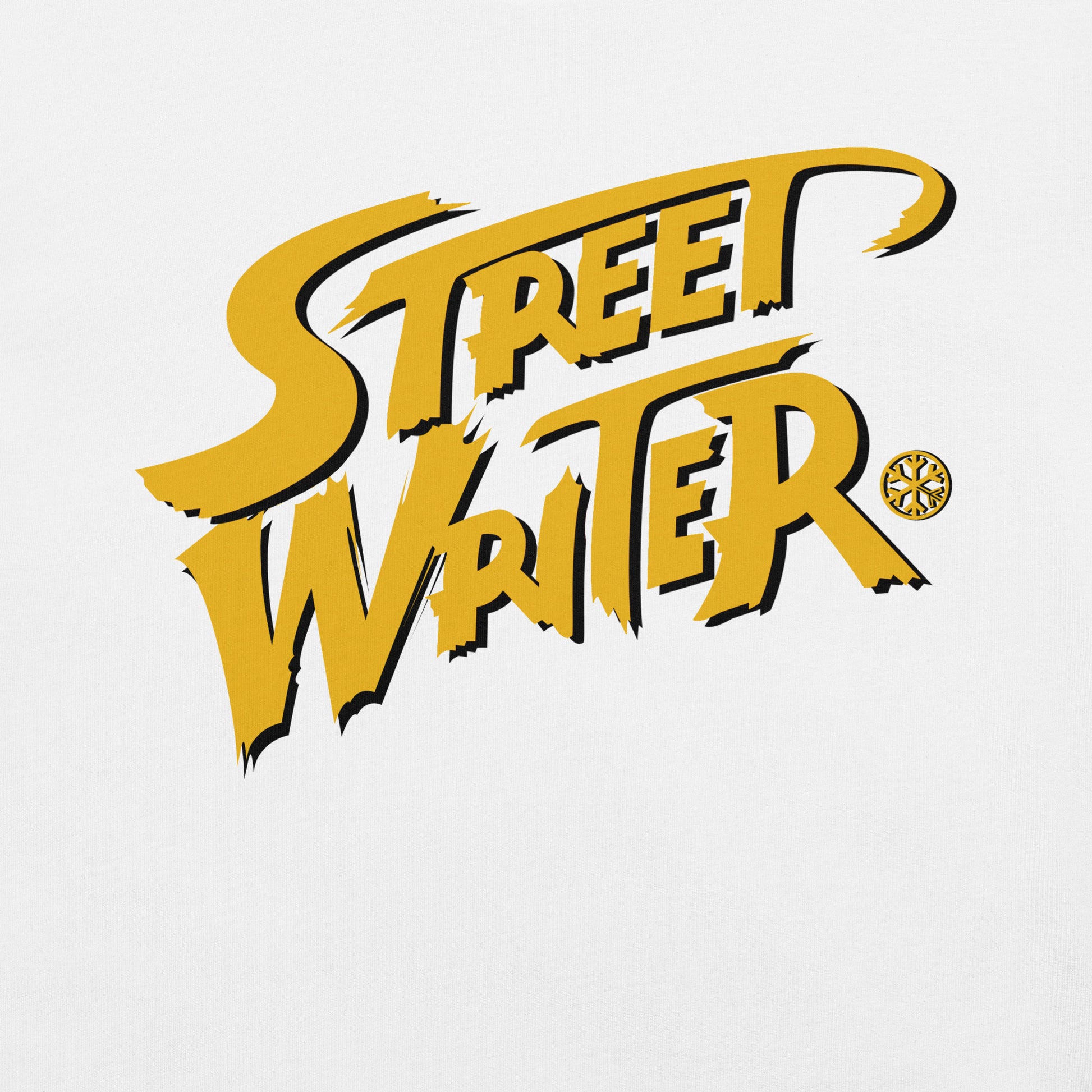 White-Street Writer Graffiti Tee from B.Different Clothing, graphic, graffiti-inspired streetwear t-shirt