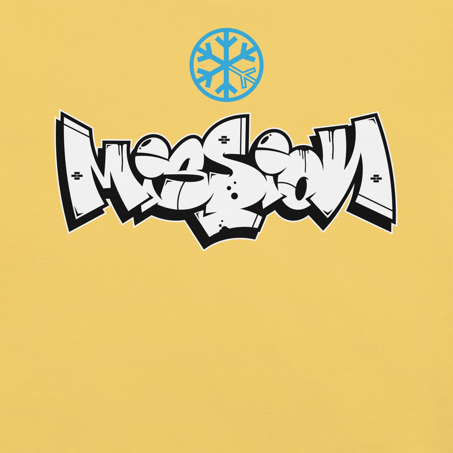 Yellow-Mission Graffiti Piece Tee from B.Different Clothing, graphic, graffiti-inspired streetwear t-shirt
