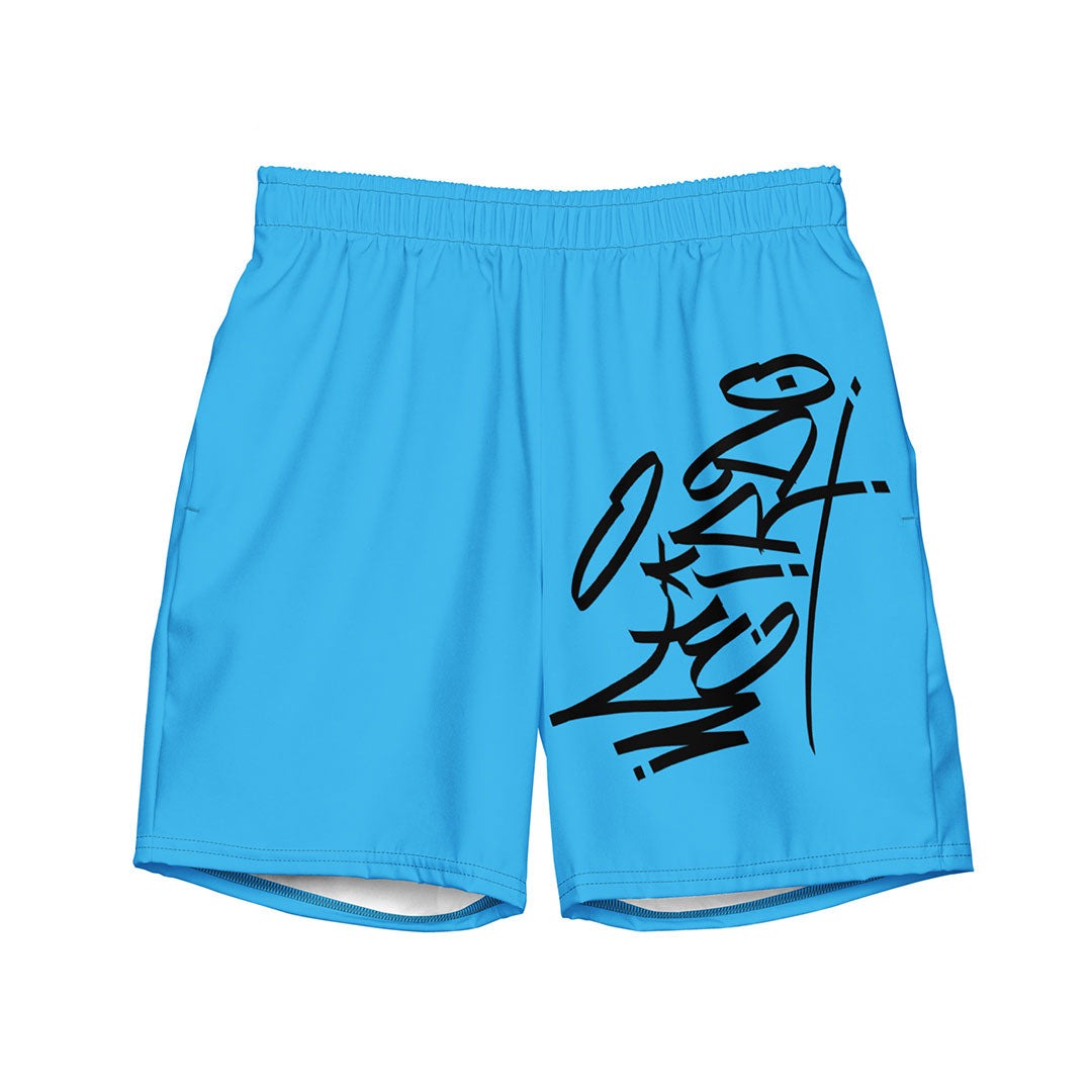 blue-weirdo-graffiti-tag-swim-shorts-by-b.different-clothing-graffiti-inspired-independent-streetwear-brand