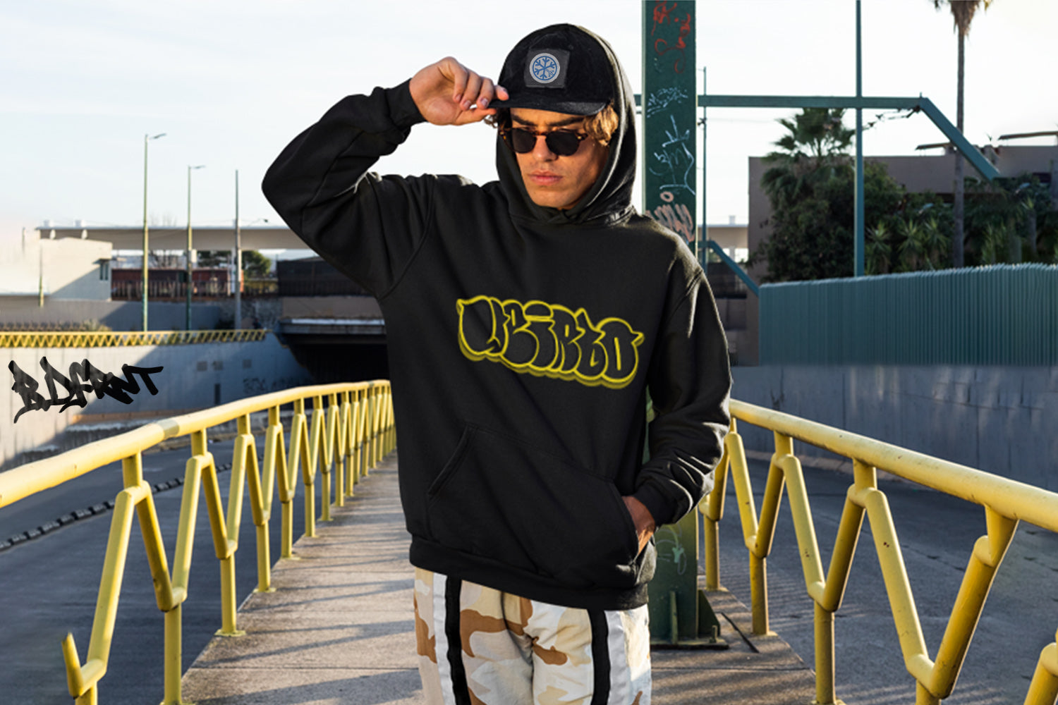 weirdo throwie hoodie b.different clothing graffiti street art inspired streetwear