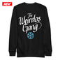back of Weirdos Gang lettering sweatshirt by B.Different Clothing street art graffiti inspired brand for weirdos, outsiders, and misfits.