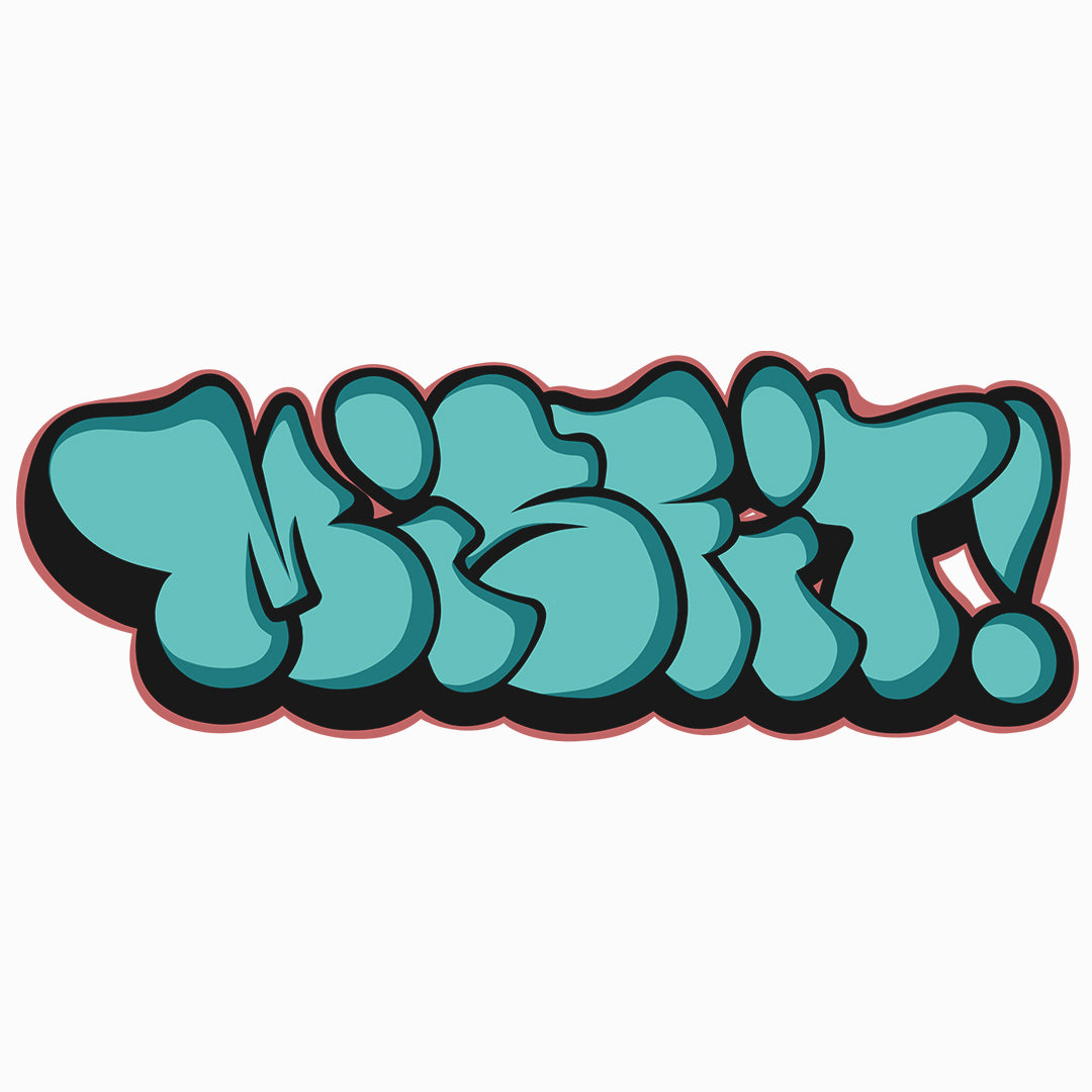 Misfit throwie hoodie graphic by B.Different Clothing street art graffiti inspired streetwear brand