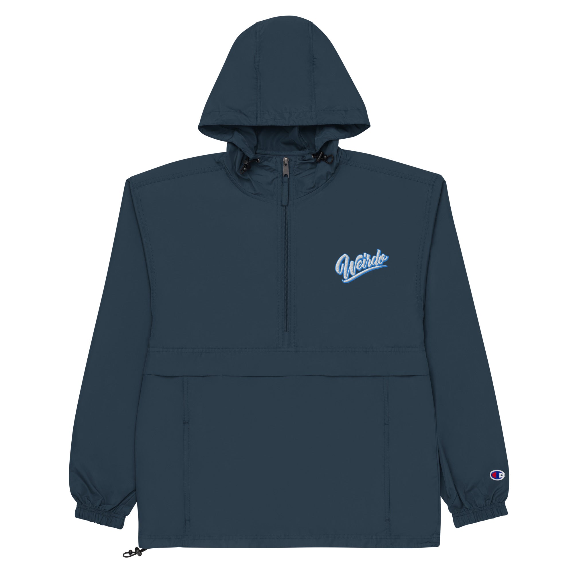 Weirdo Windbreaker Jacket - Navy | B.Different Clothing