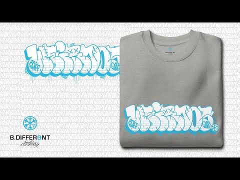 video sweatshirt Weirdos Gang by Josh Grafx B.Different Clothing street art graffiti inspired brand for weirdos, outsiders, and misfits.