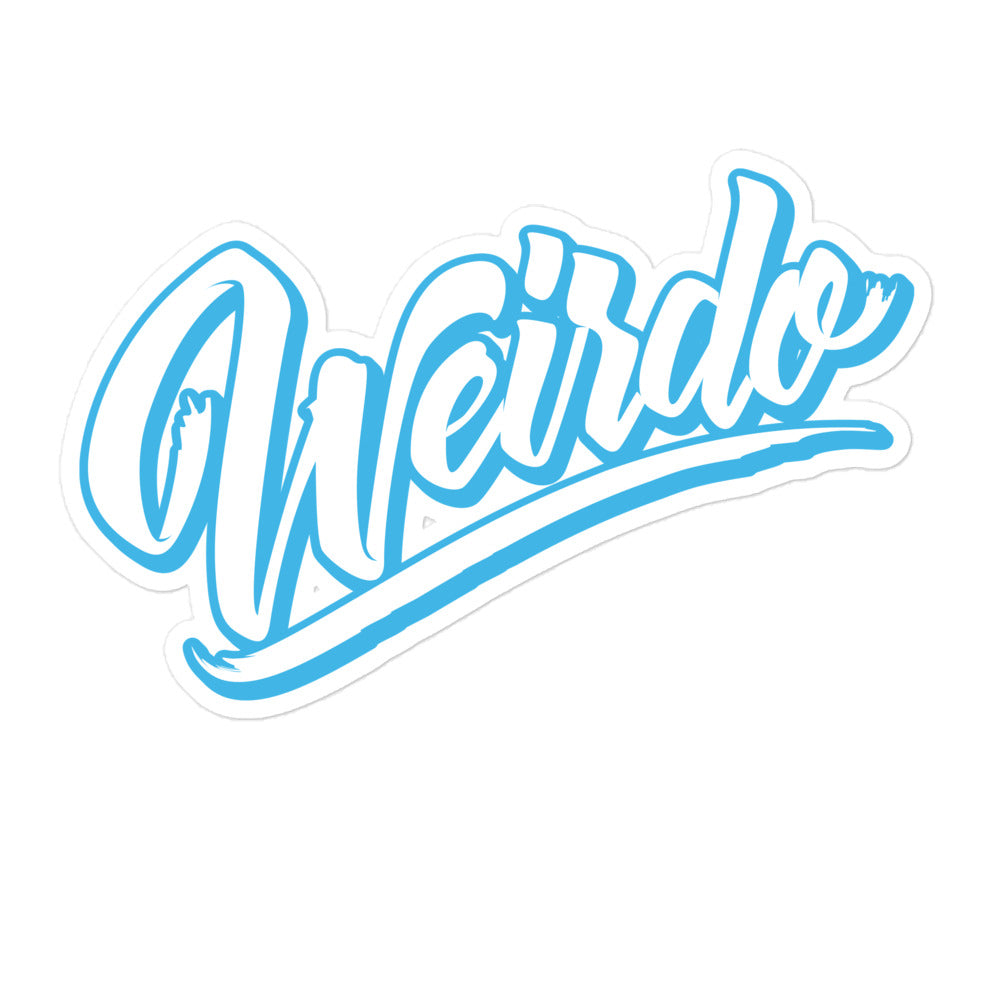 sticker weirdo by B.Different Clothing independent streetwear inspired by street art and graffiti