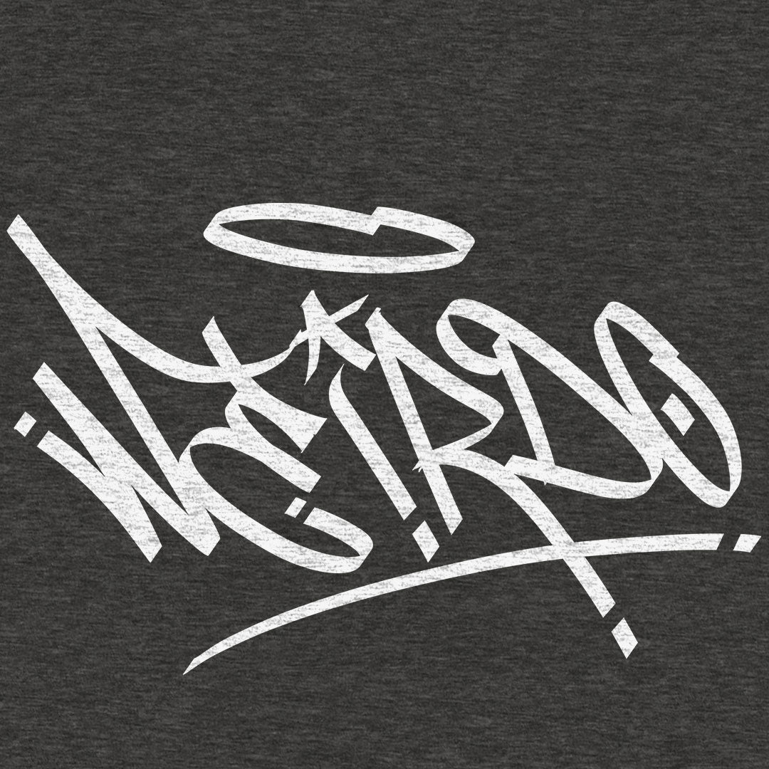 graphic of Weirdo Tag Sweatshirt Dark Gray by B.Different Clothing street art graffiti inspired streetwear brand