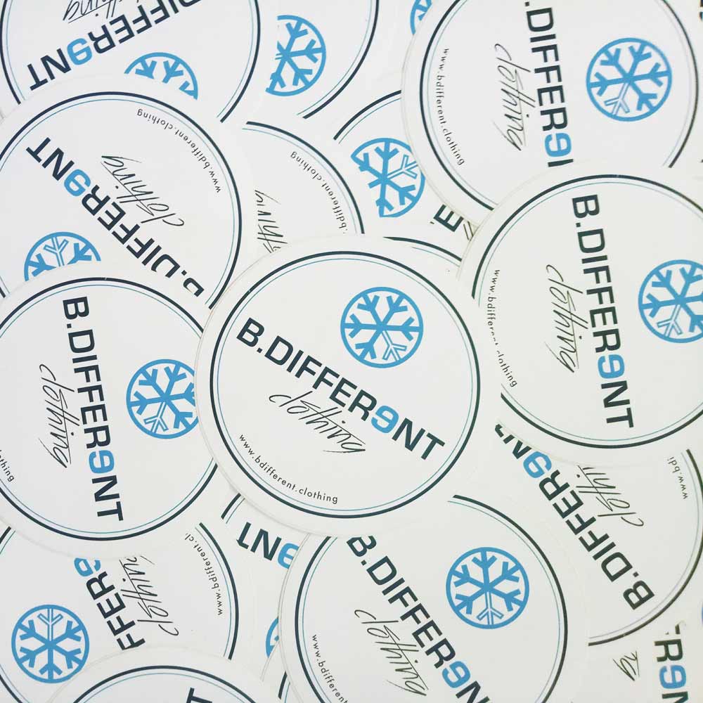 stickers logo bdifferent clothing independent streetwear street art 