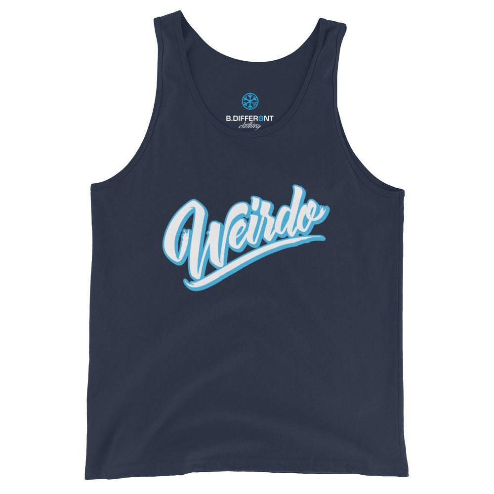 tank top Weirdo navy by B.Different Clothing independent streetwear inspired by street art graffiti