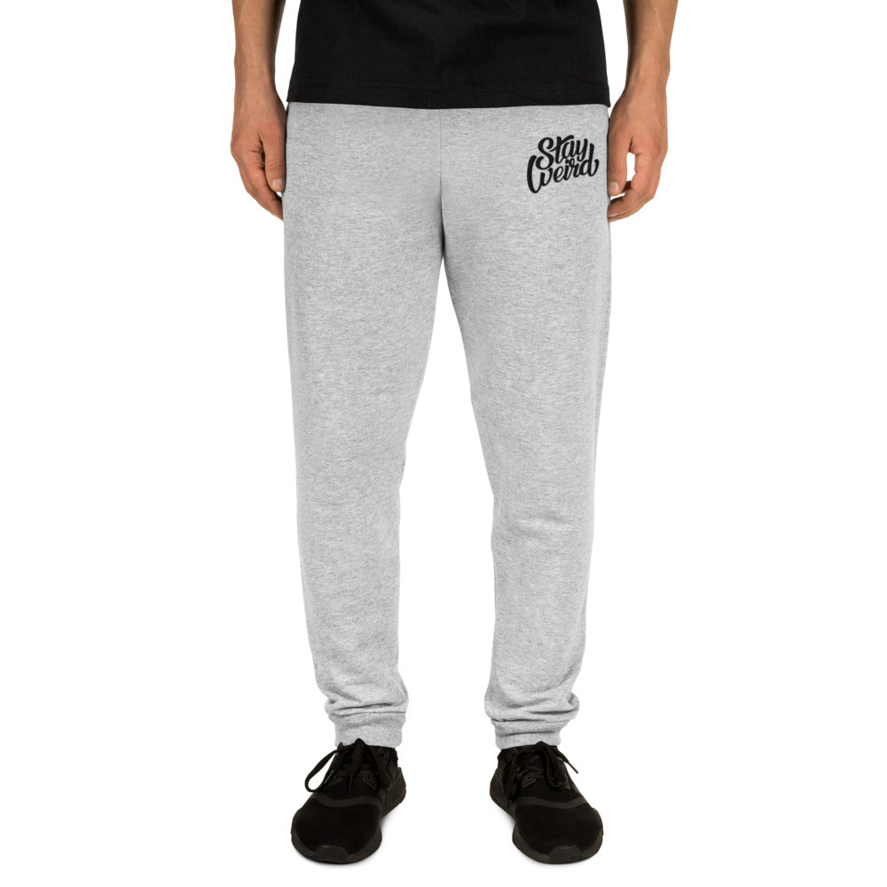 joggers gray stay weird man b.different clothing streetwear