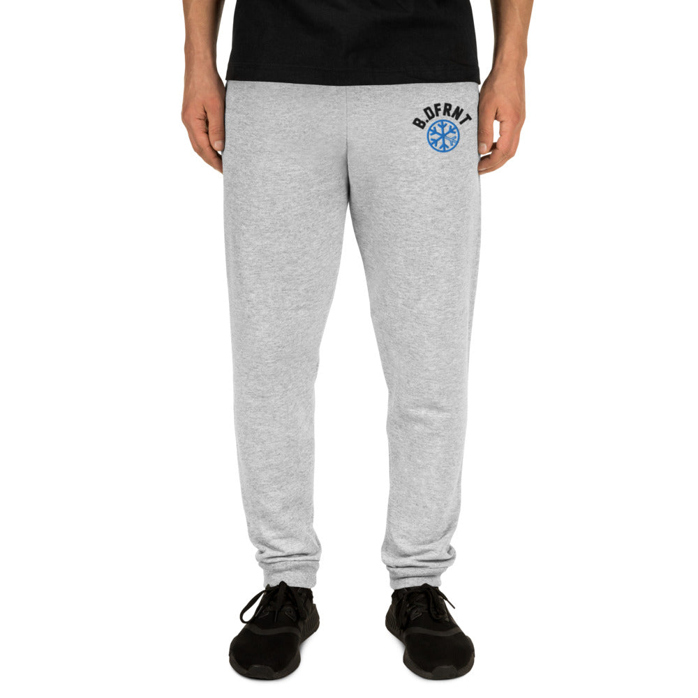 man with gray joggers B.DFRNT by B.Different Clothing independent streetwear inspired by street art graffiti