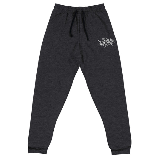 Weirdo Tag joggers Dark Gray by B.Different Clothing street art graffiti inspired brand for weirdos, outsiders, and misfits.