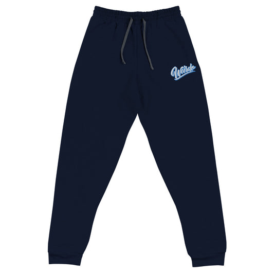 joggers navy weirdo by B.Different Clothing independent streetwear inspired by street art graffiti