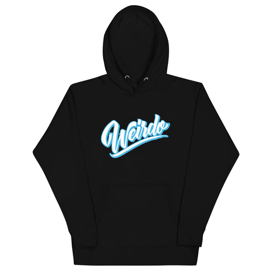 hoodie Weirdo black by B.Different Clothing independent streetwear brand inspired by street art graffiti