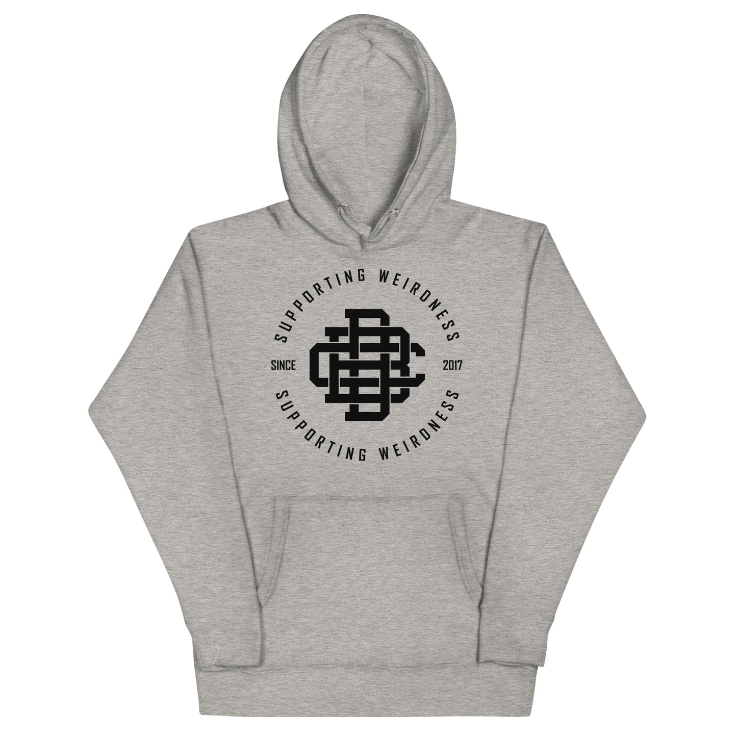 BDC hoodie gray by B.Different Clothing street art graffiti inspired brand for weirdos, outsiders, and misfits.