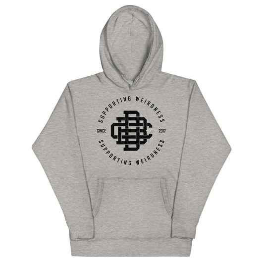 BDC hoodie gray by B.Different Clothing street art graffiti inspired brand for weirdos, outsiders, and misfits.