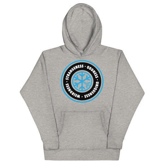 Circle of Weirdness hoodie gray by B.Different Clothing street art graffiti inspired streetwear brand