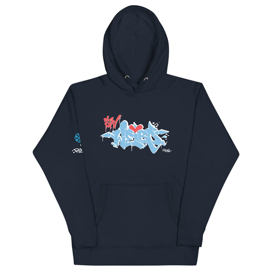 Stay Weird Hoodie by Reys | Navy