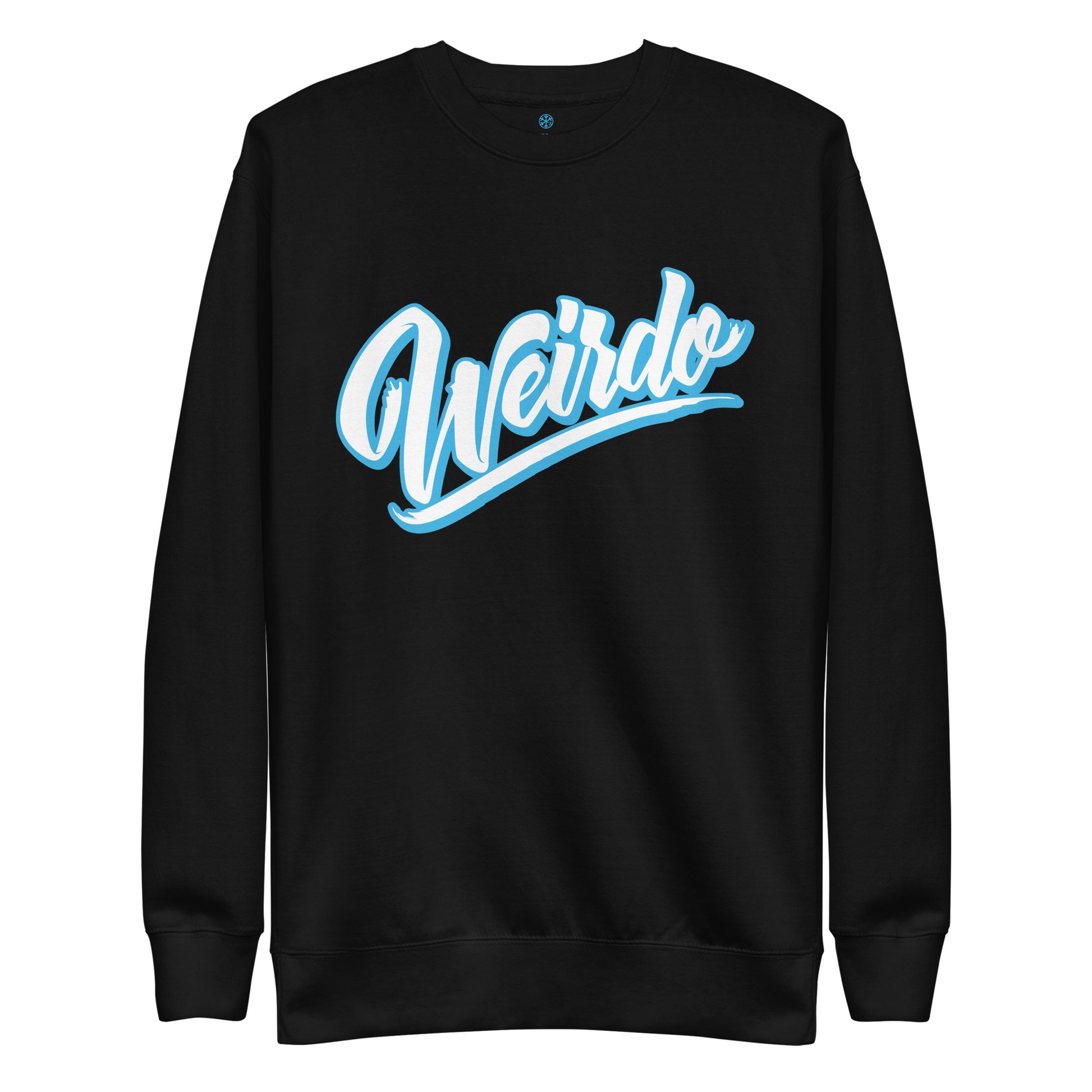 sweatshirt Weirdo black by B.Different Clothing independent streetwear brand inspired by street art graffiti