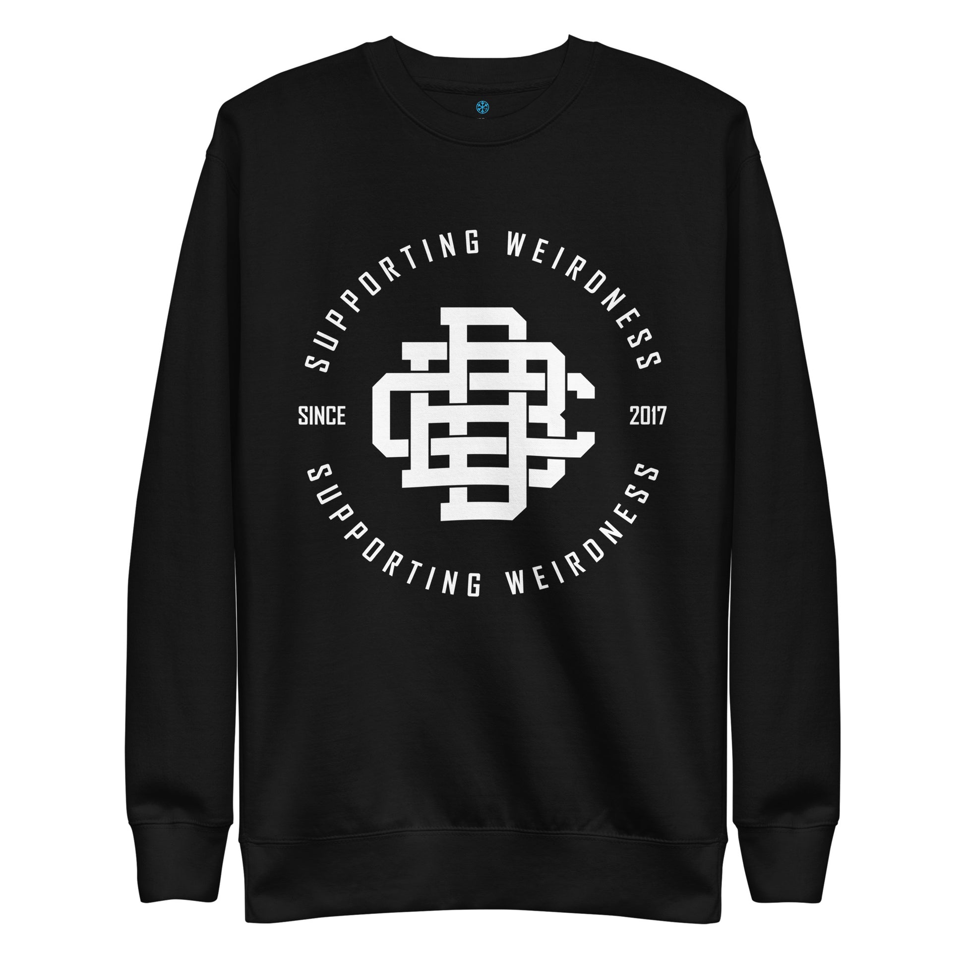BDC sweatshirt black by B.Different Clothing street art graffiti inspired brand for weirdos, outsiders, and misfits.